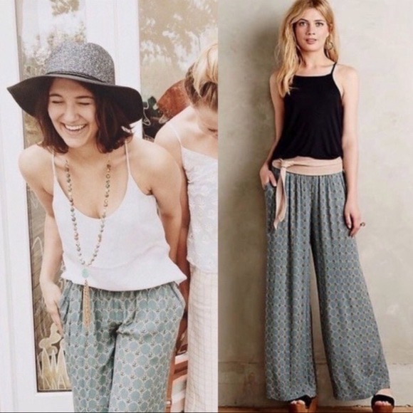 Anthropologie Mermaid Wide Leg Harem 